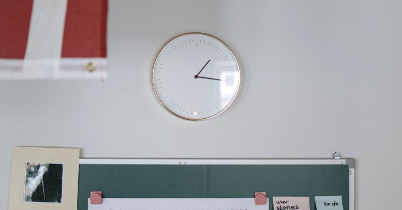 Agile Startup - White Round Analog Wall Clock
